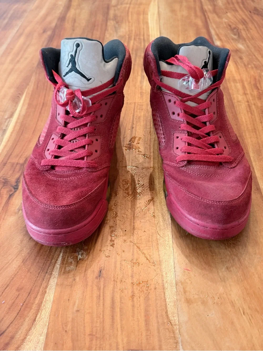 Nike Air Jordan 5 Retro Red Suede Men’s Size 12 (EU 46) style 136027-602